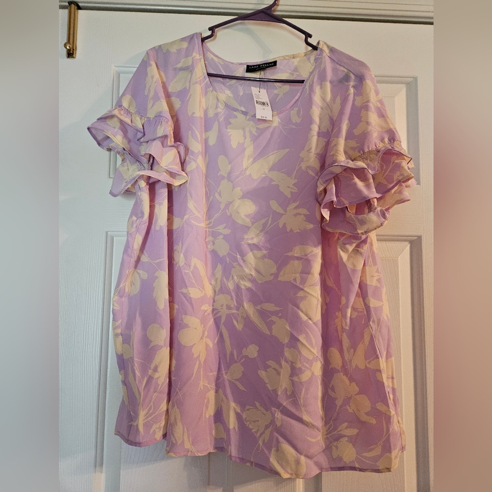 Purple Flutter Sleeve